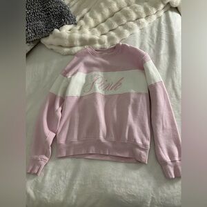 pink/vs light pink sweatshirt hoodie